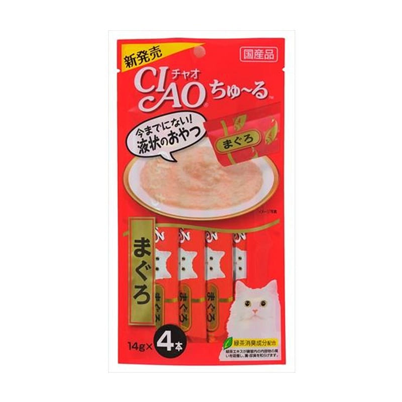 Inaba Pet Food CIAO Churu Tuna 14g x 4 pieces 1 each