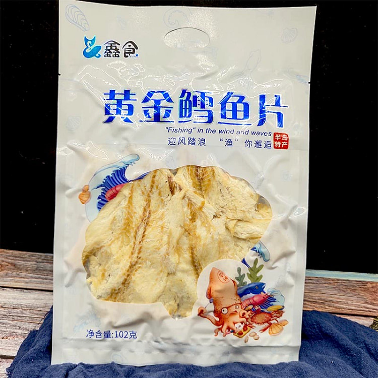 青岛风琴黄金鳕鱼片120g*袋 120 克