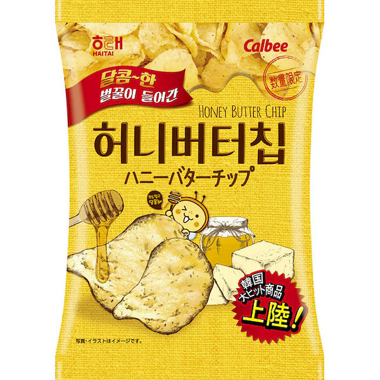 Calbee Limited Honey Butter Potato Chips 55g 1 each