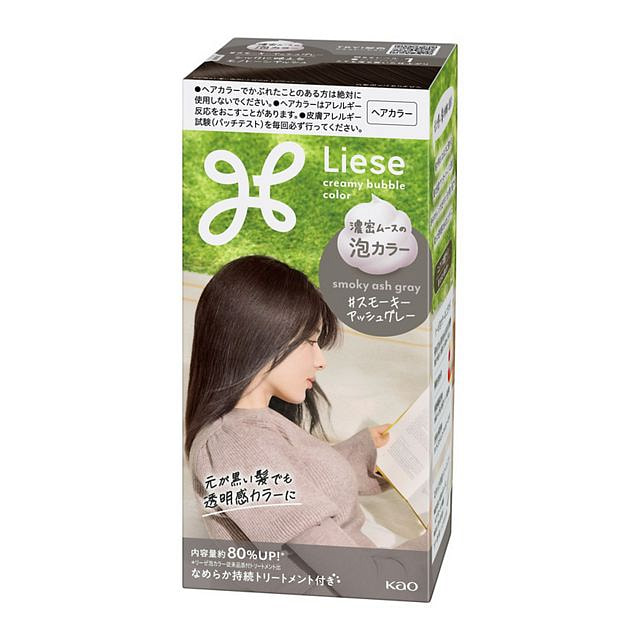 花王 Liese 泡沫染发剂 烟熏灰 115ml