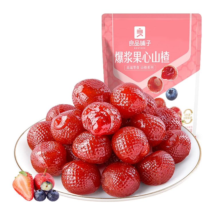 良品铺子爆浆果心山楂球105g/袋