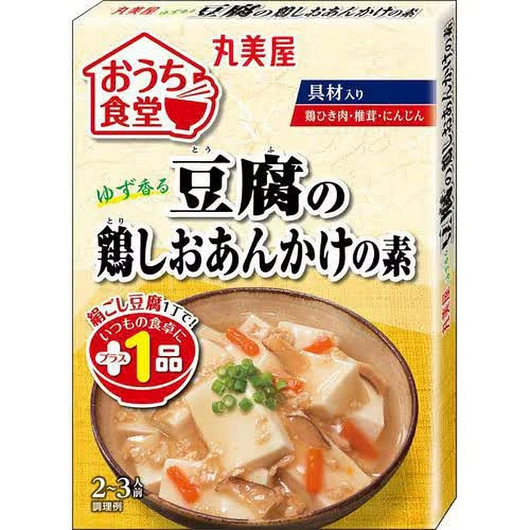 丸美屋家用豆腐鸡肉盐酱底料盒装120g 1 份