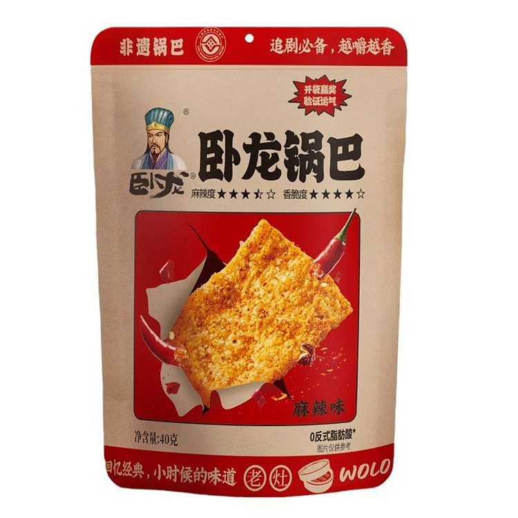 卧龙混装五种口味锅巴5袋*40g 200 克