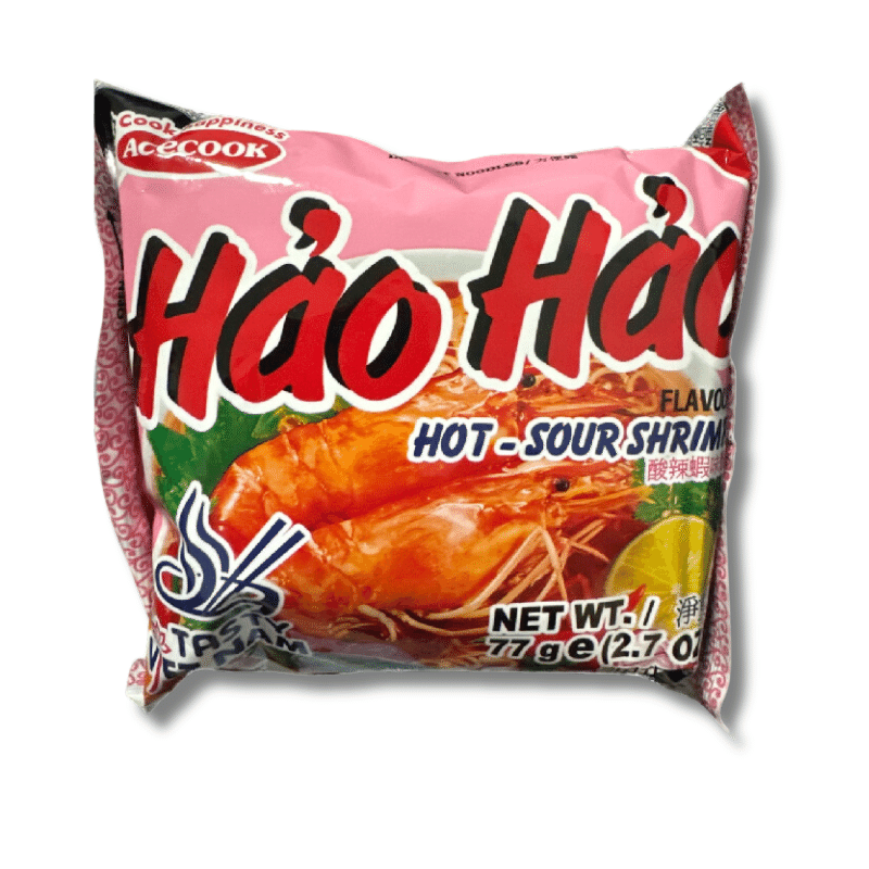 Hao Hao Mi Tom Chua Cay (Hot Sour Shrimp Flavor Noodle) 1 count 1 each