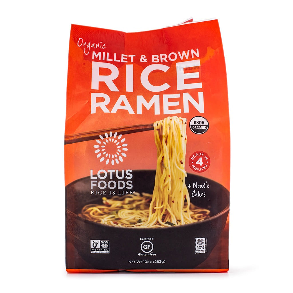 Macarrão Orgânico de Ramen de Arroz, Milheto e Integral Lotus Foods 283 grama(s)