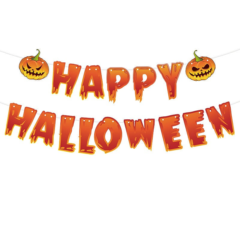 Halloween Party Letter Banner 1 each