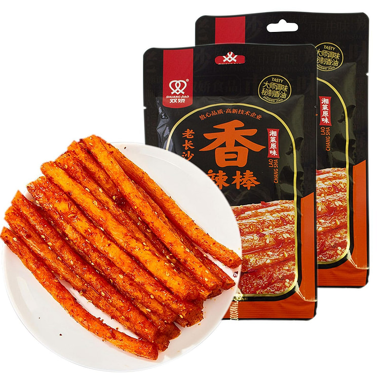 双娇 2包装辣条 中式辣味条 经典麻辣口味辣条包邮 1 份