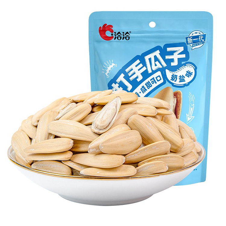 洽洽 打手瓜子奶盐味 白皮葵花籽坚果炒货 1袋 208 克