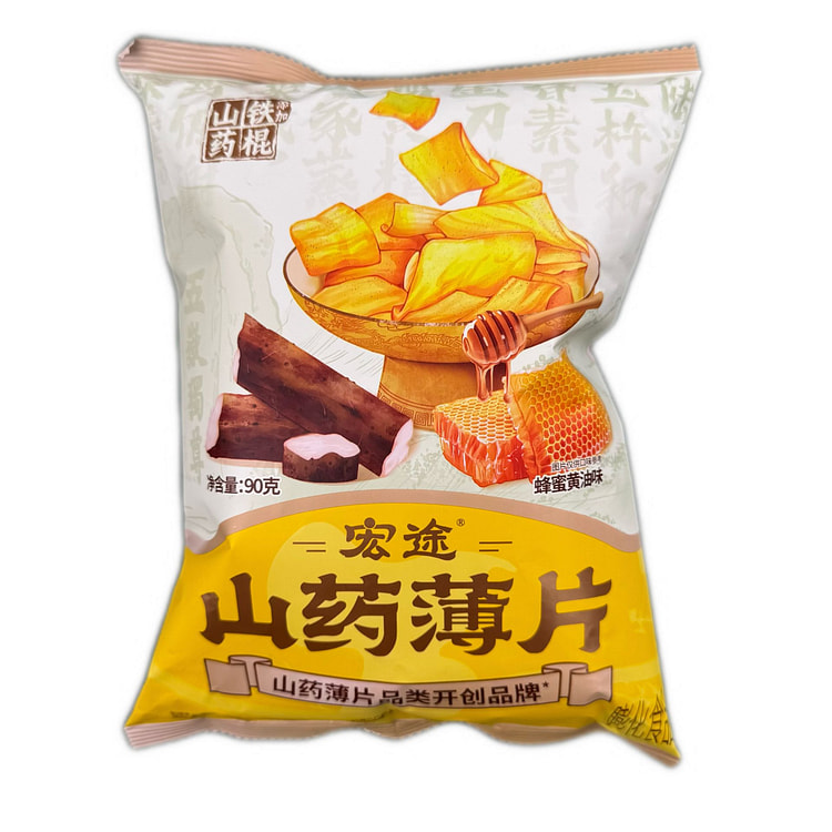 Hongtu Yam Slices 90g Honey Butter Flavor 90 g