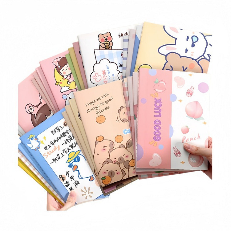 A5 Thick Lined Notebook 1pc Random Style 1 count