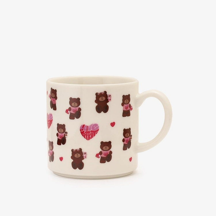 KITKAT愛心小熊馬克杯 白色 1 各