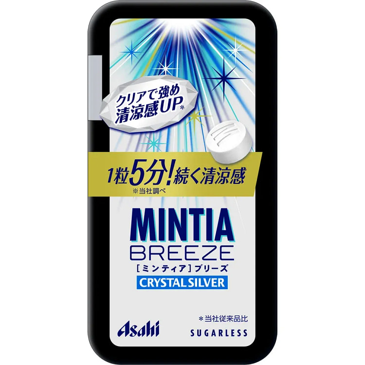 Asahi MINTIA BREEZE Tablet Crystal Silver 30 pcs 22 g