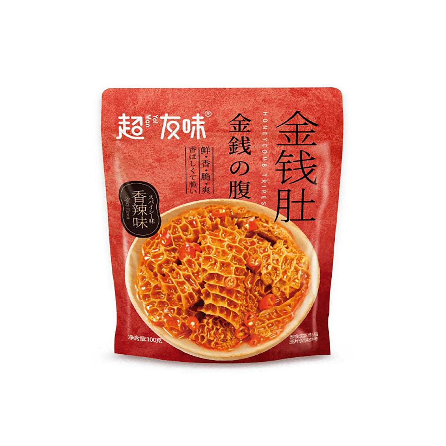 Chaoyouwei Vegetarian Tripe (Spicy) 90g 1 pack