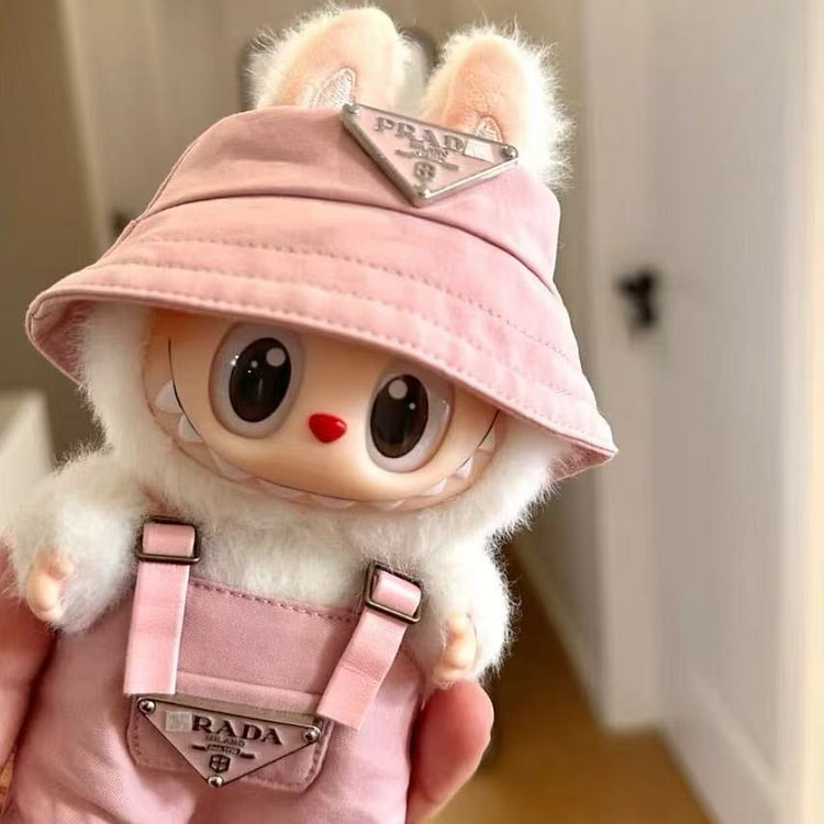 DLabubu PR Pink Fisherman Hat Set