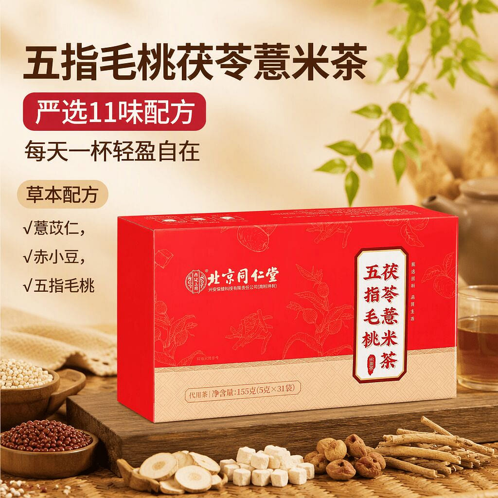 Ficus Hirta, Poria, and Coix Seed Tea 155 g