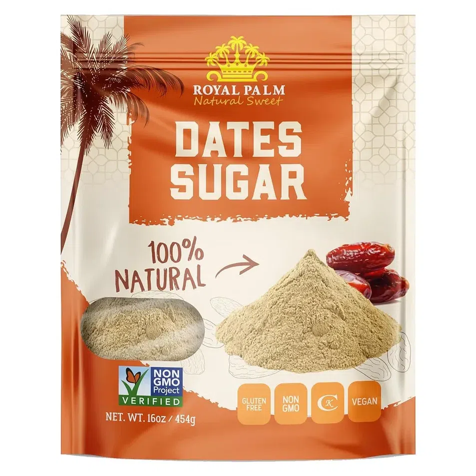 Pure Date Sugar 1 LB Natural Non-GMO Sweetener 1 pack