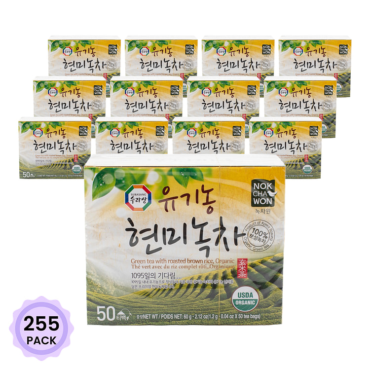 三进 有机玄米茶 1.2 克*1500 包