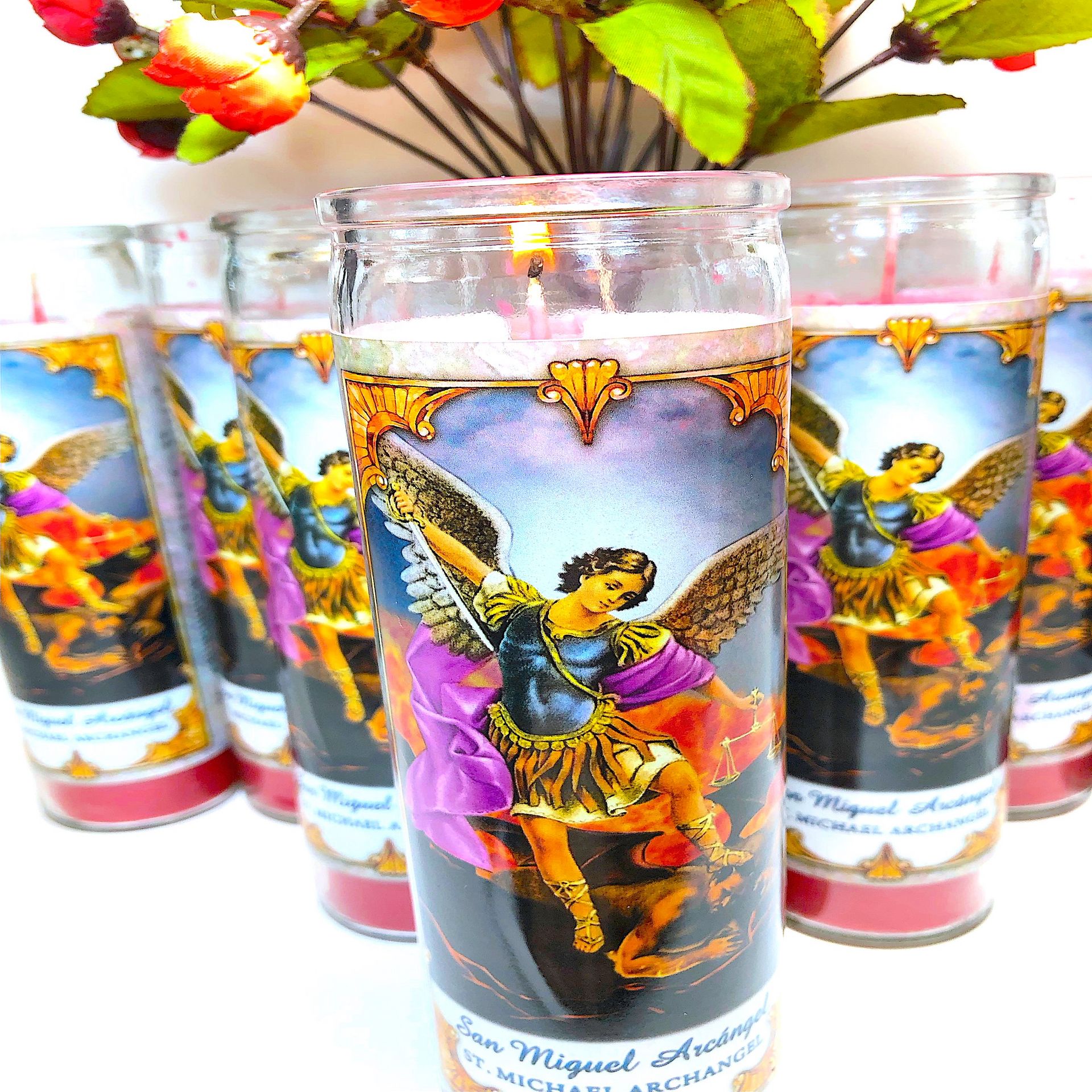 PROTECTION CANDLE FOR MANIFESTATION ARCHANGEL MICHAEL - Weee!
