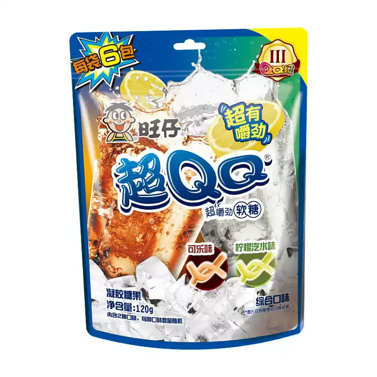 Wangzai Super QQ Gummies 120g Mixed Flavors 120 g
