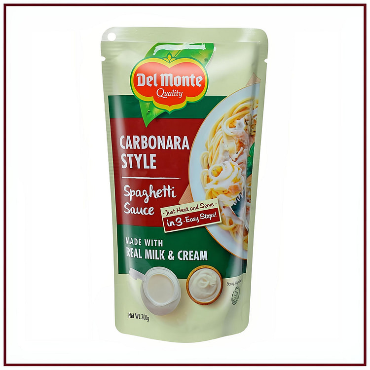 地扪超浓奶油卡邦尼意面粉酱西餐拌面酱200g 200 克