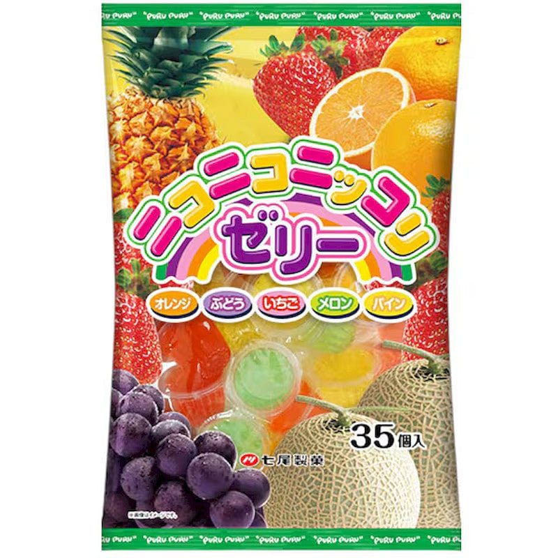 Nanao Seika Smiley Jelly, 5-Flavor 35pc 1 each