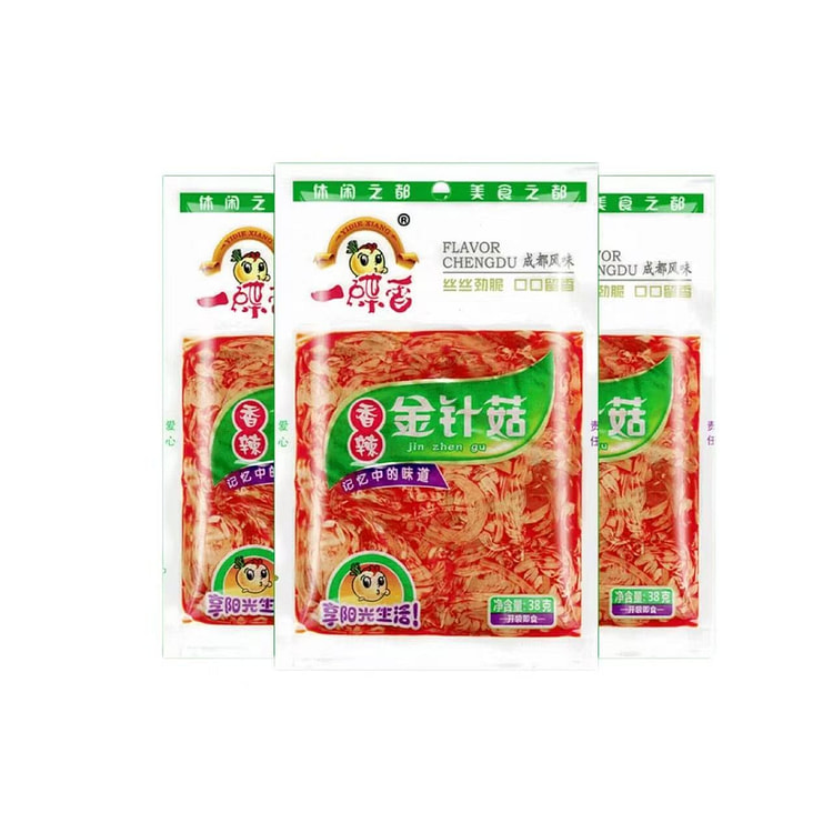 A plate of fragrant enoki mushrooms 38g*3 bags 114 g