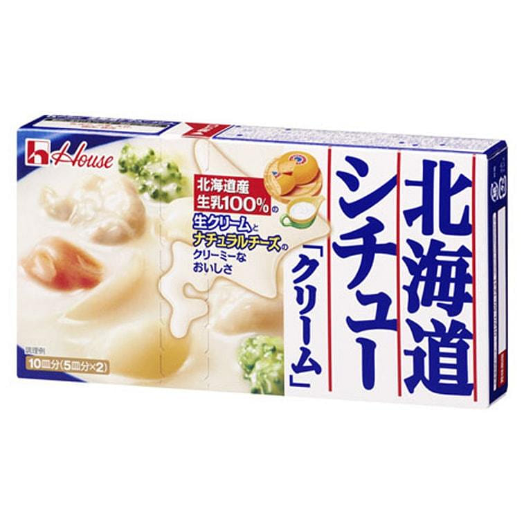 【日本直邮】HOUSE 北海道冬日焖菜 炖菜 煨菜 奶油芝士口味10碟份 180 克