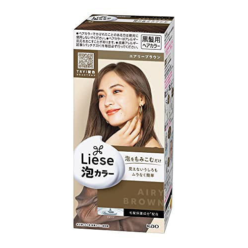 KAO Liese Foam Color, Airy Brown, 4.9 fl oz (108 ml) 1 each