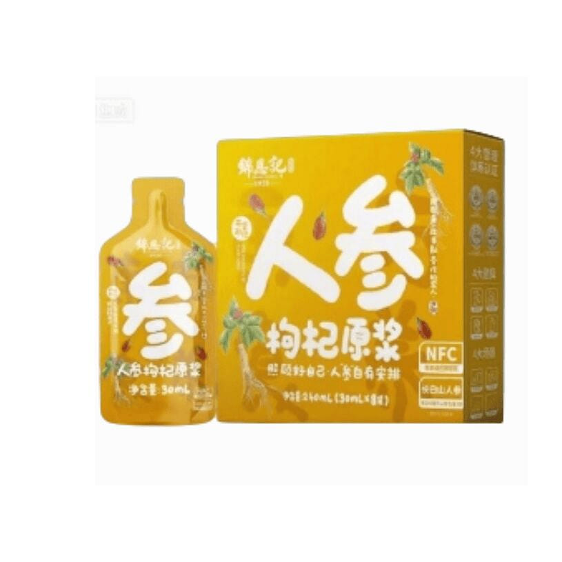 锦恩记 人参枸杞原浆 240ml 240 毫升