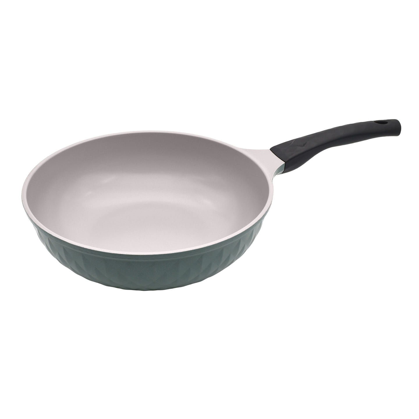 Ace Cook 28 cm (11) Green Ceramic Wok 2.1 lb