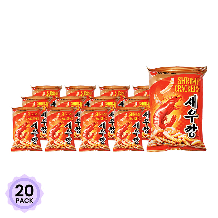 Nongshim Korean Shrimp Crackers 75 g*20 pack