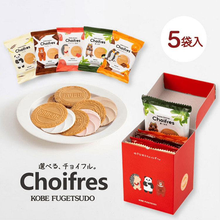 神戸風月堂 プティーゴーフル チョイフル 5枚 1 個