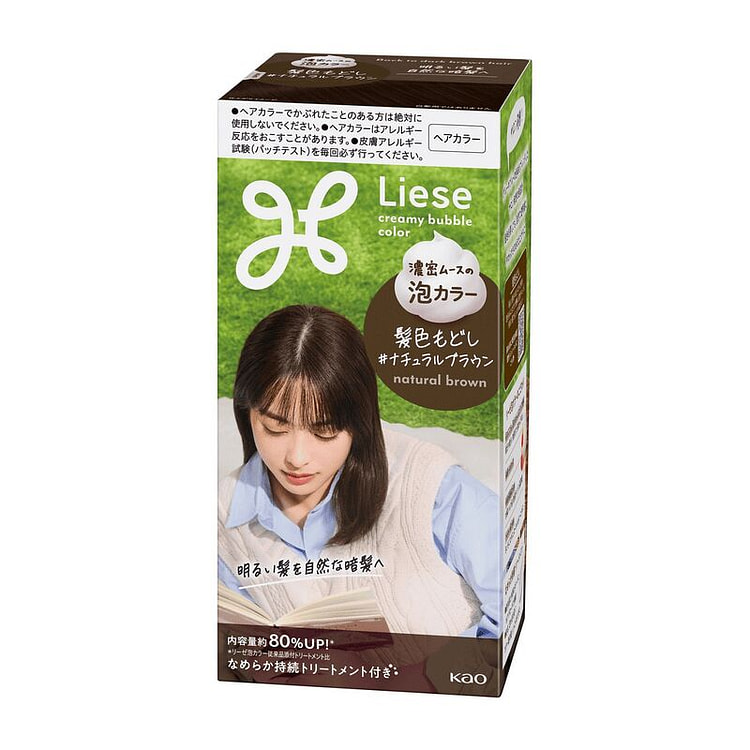 Kao Liese Prettia Foam Color Natural Brown 115mL 115 ml