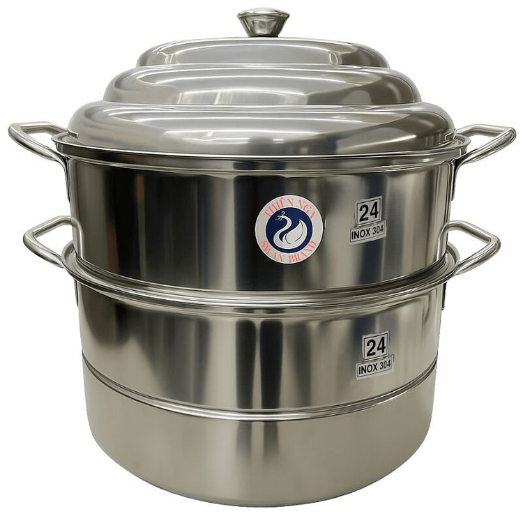 Swan 3-Tier 24cm Stainless Steel Steamer (SUS 304)