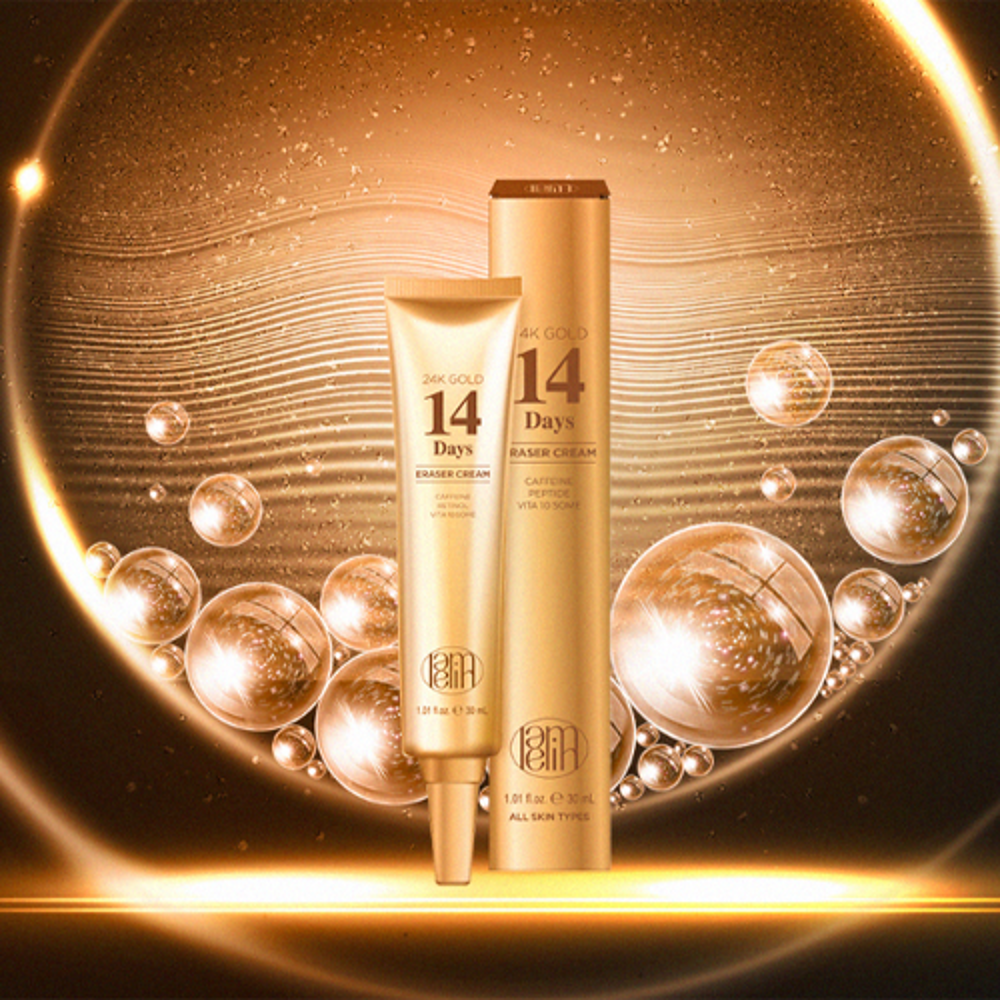 Lamelin 24K BLACK WRINKLE CORRECTOR 14個 Lamelin 24k Gold Placenta Wrinkle Corrector 3600 Super