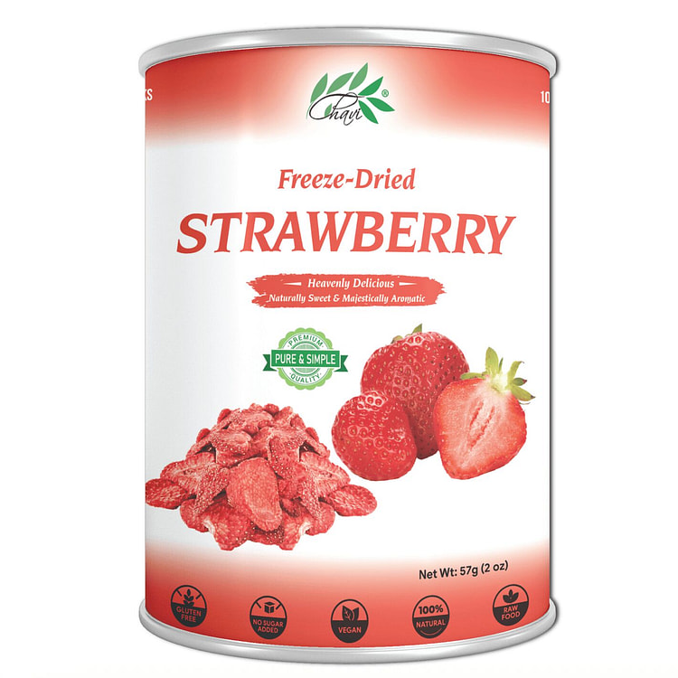 CHAVI冻干草莓 2 盎司