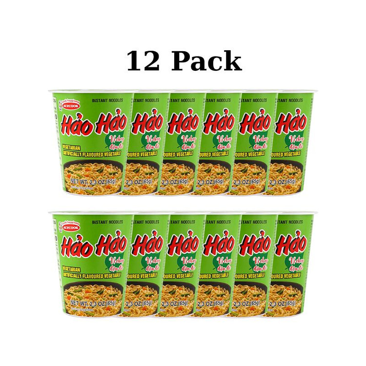 Acecook Hao Hao 素食风味杯面 12 包
