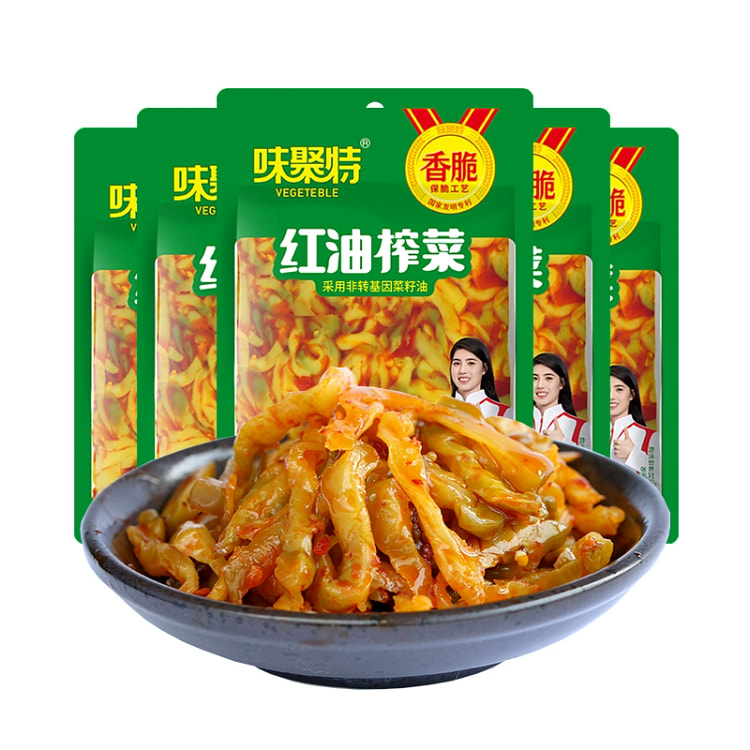 Wei Jute red oil pickled vegetables109g*1bag 109 g