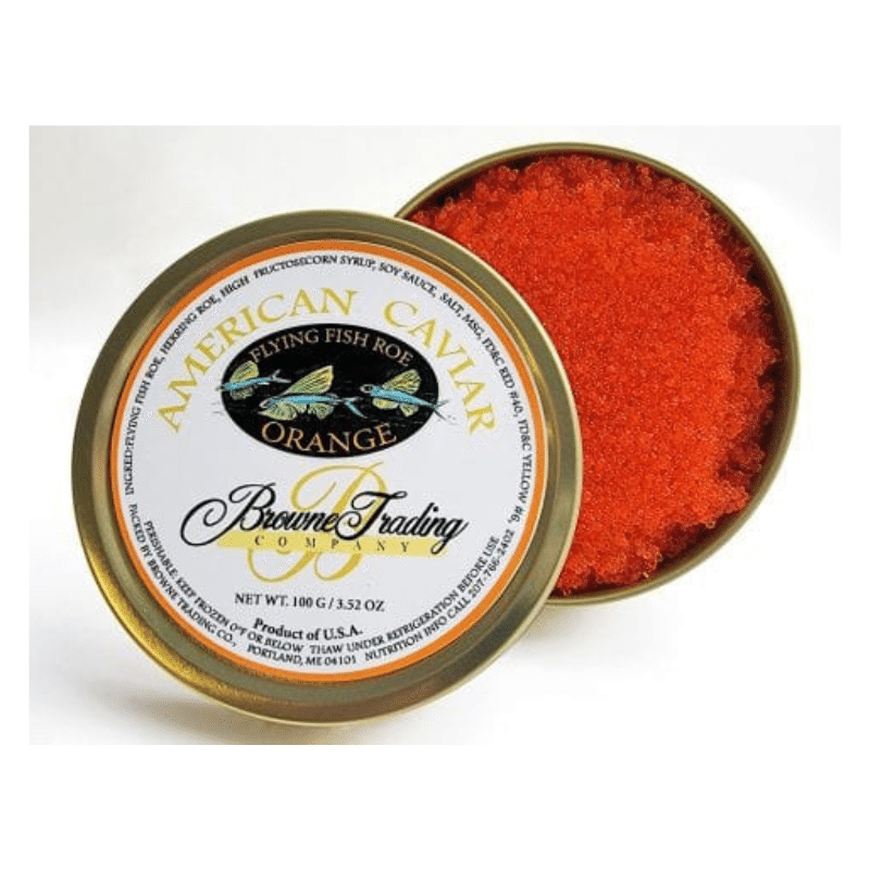 Orange Tobiko Caviar Fish Eggs for Sushi 100 g