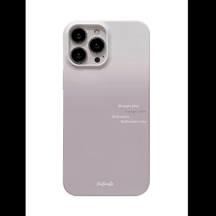 iphone手机壳 ins风香芋紫渐变 iphone15