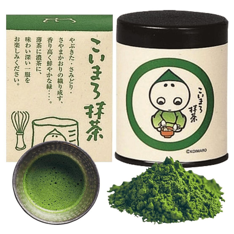 京都宇治小僧侣抹茶罐