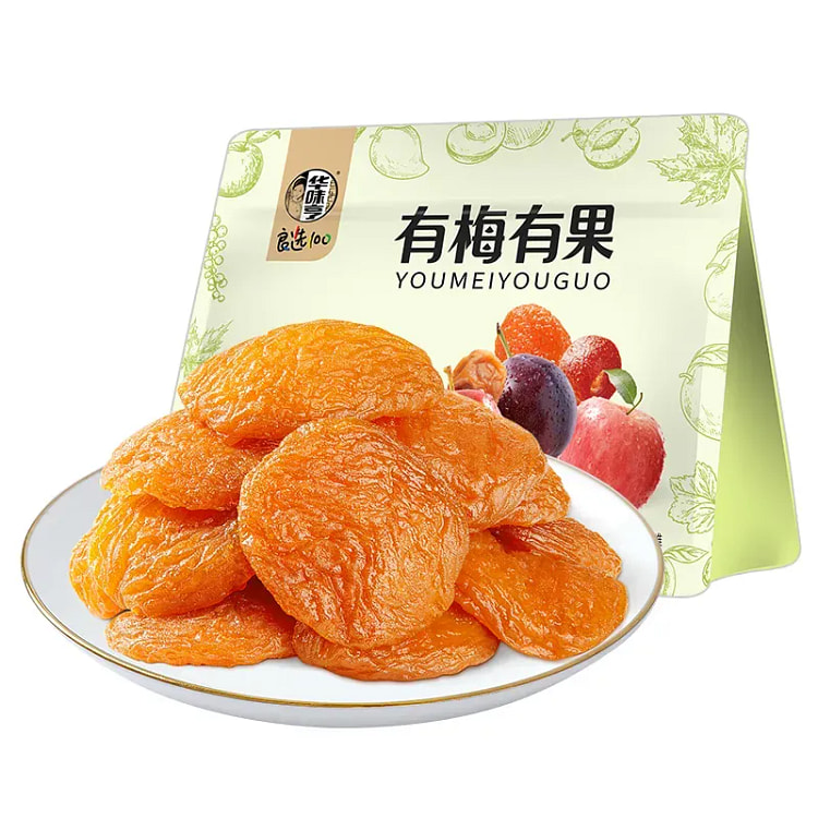 华味亨阳光金杏干无核杏脯酸甜果干238g 238 克