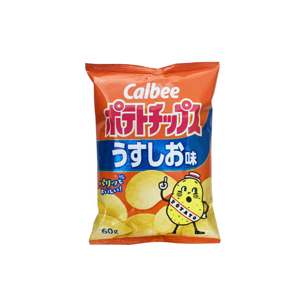 ポテトチップス うすしお カルビー ポテトチップス うすしお味 60g - Weee!