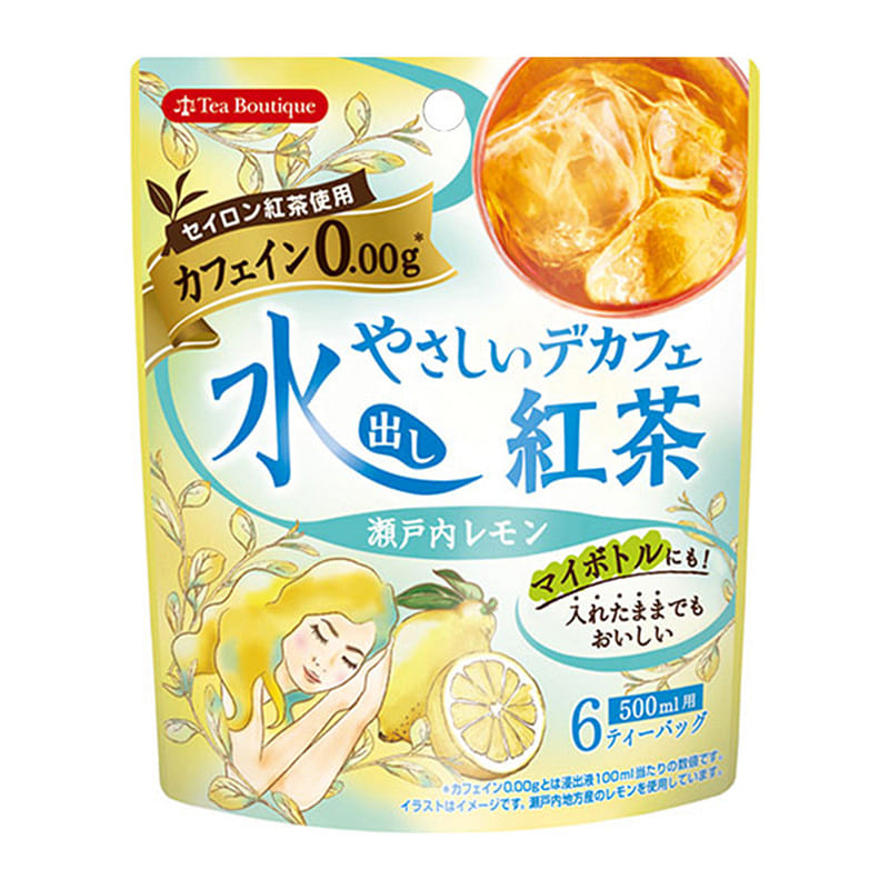 Tea Boutique 冷泡茶 无咖啡因 濑户内柠檬 红茶 21克(3.5克×6袋) 1 份