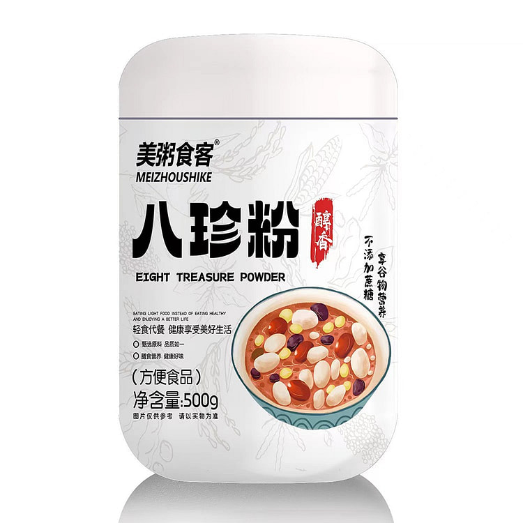 美粥食客 营养早餐八珍粉 500g