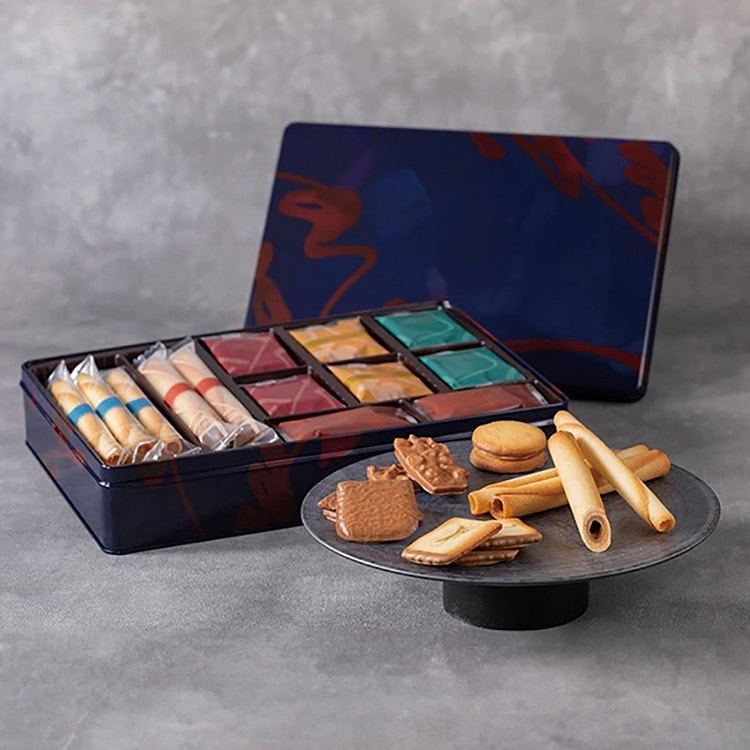 YOKU MOKU Super popular egg roll cookie combination gift box 50 pieces