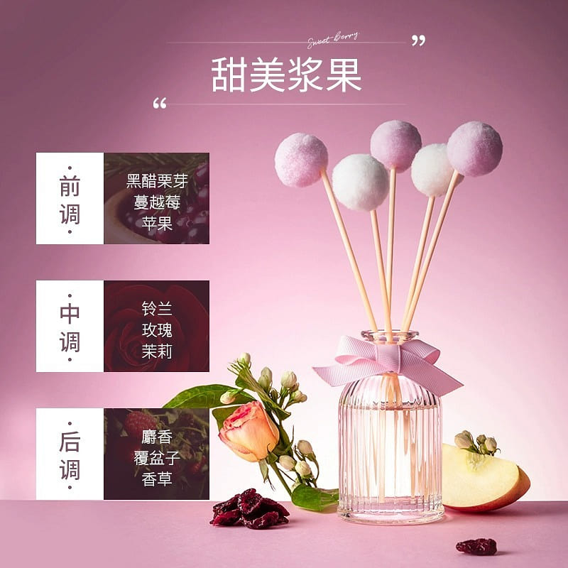 MINISO Flame-Free Aroma Diffuser Sweet Berries 70 ml