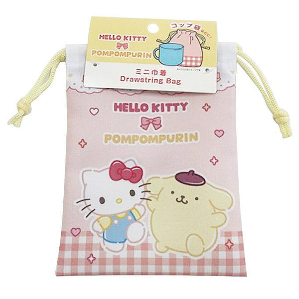 ワッツ サンリオ キティ & ポムポムプリン巾着 1 個