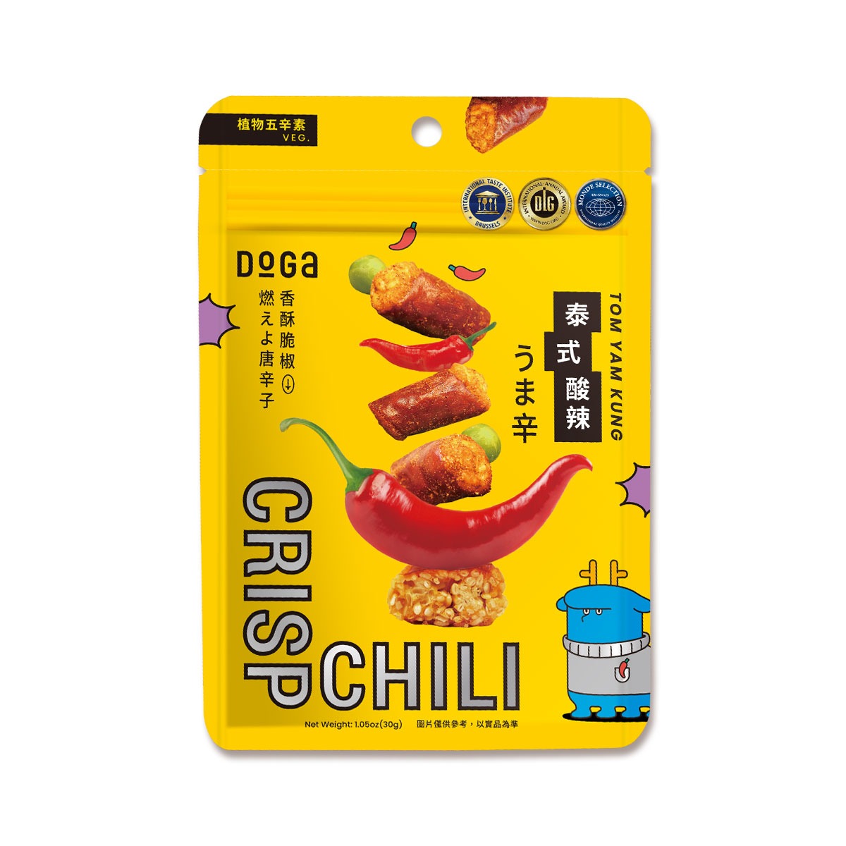 Get Taiwan - [DoGa] Crispy Chili Series - Tom yam kung Delivered