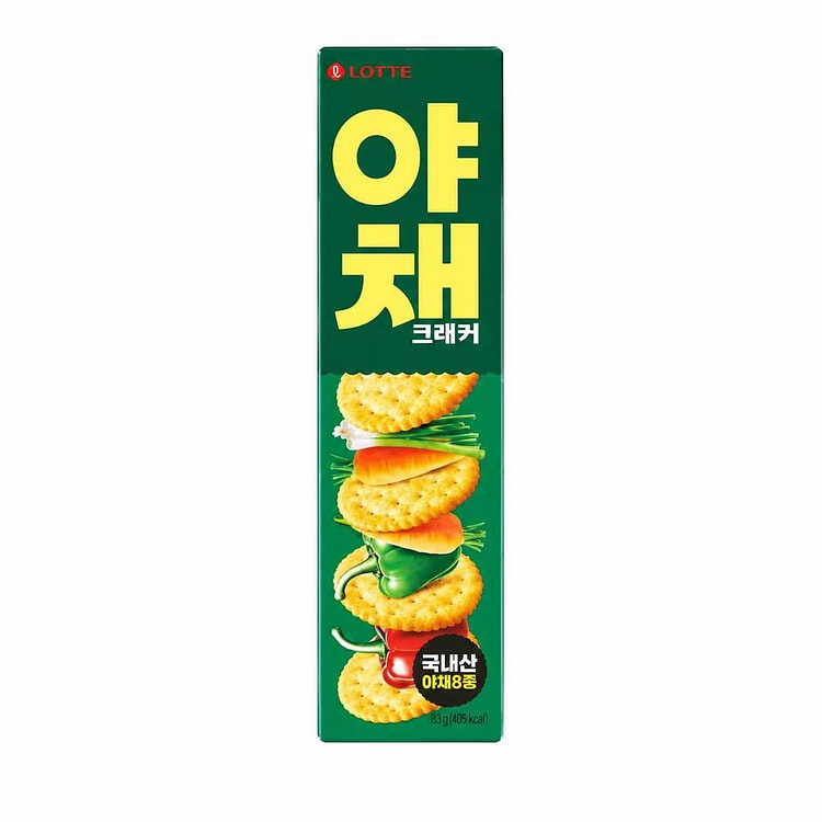 Lotte Wellbeing Vegetable Crackers 83g 1 each